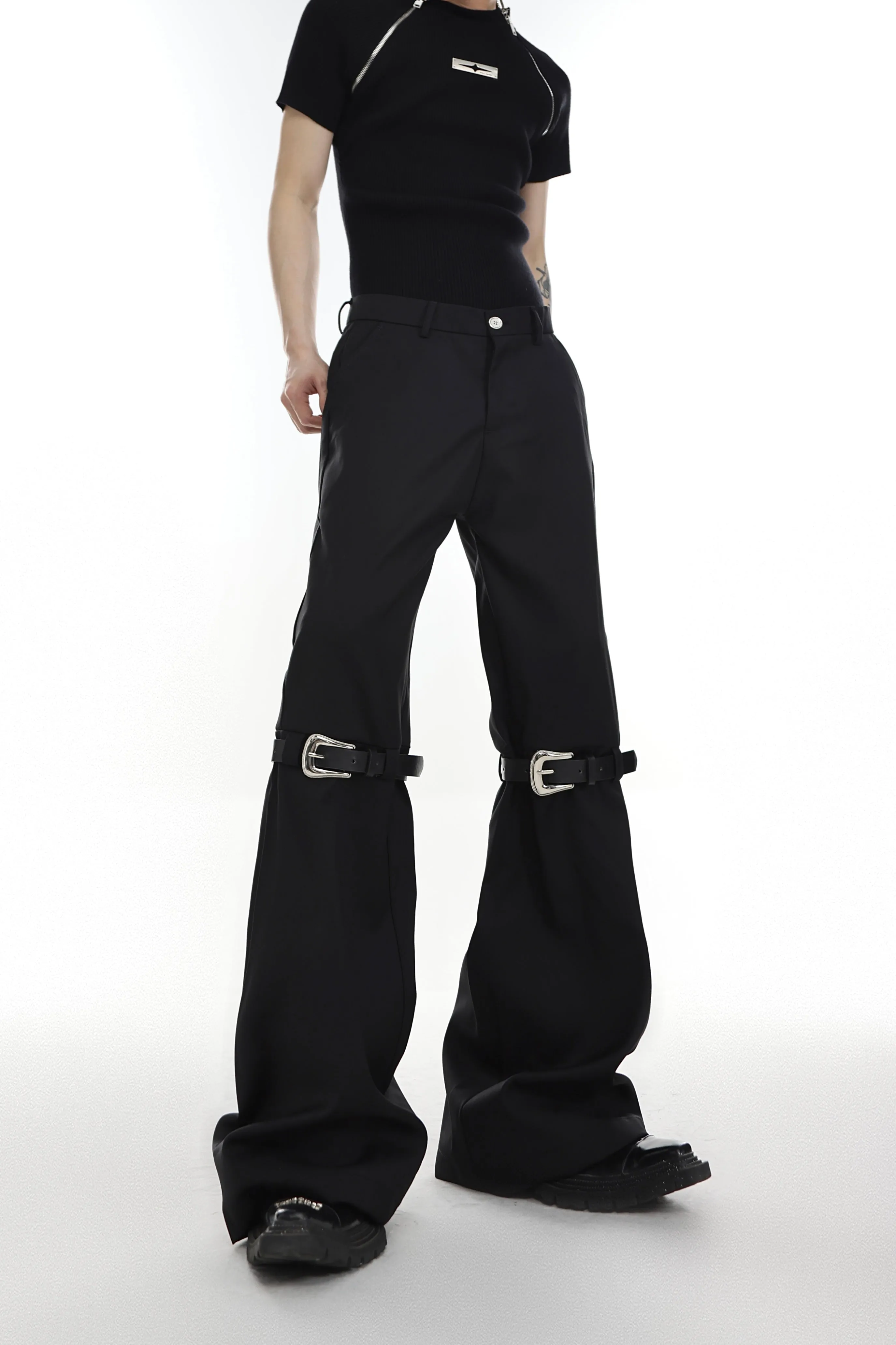 【23s Jun.】Flared Belt Trousers