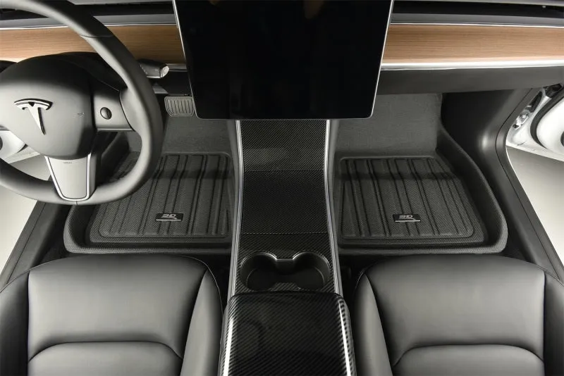 3D MAXpider 21-23 Polestar 2 Elitect 1st & 2nd Row Floormats - Black