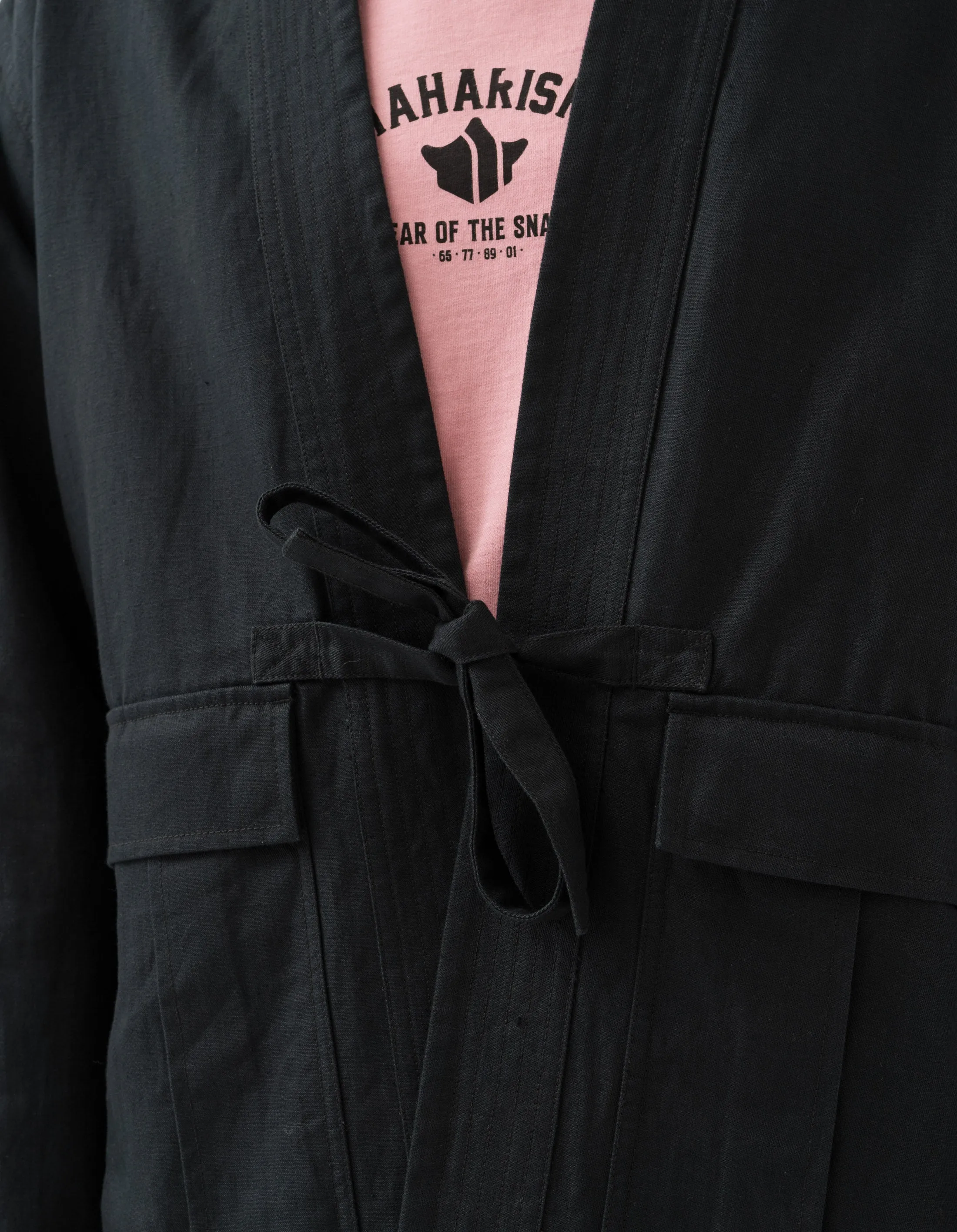 6028 Hemp Cargo Hanten Jacket Black