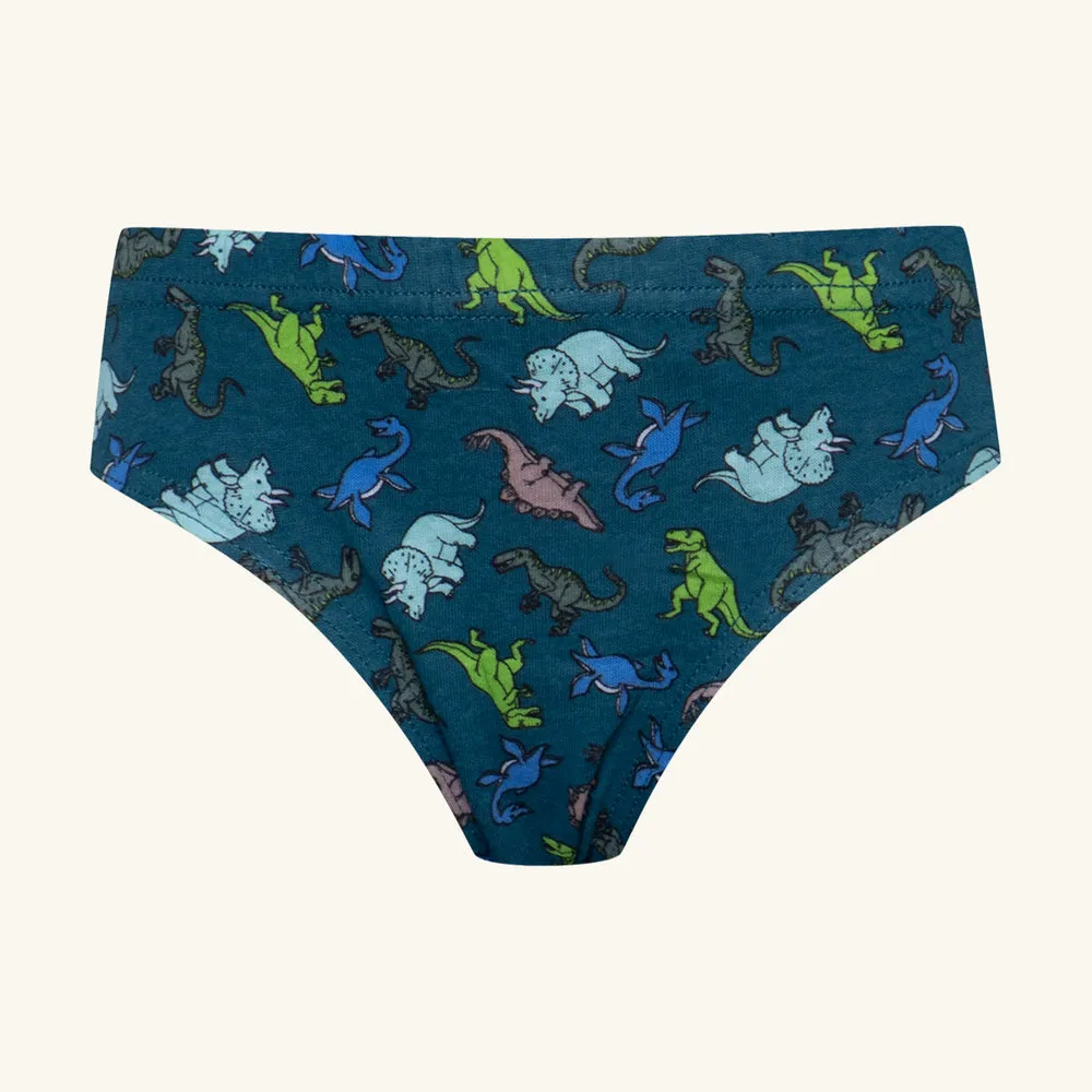 7 Pack Dino Briefs Blue