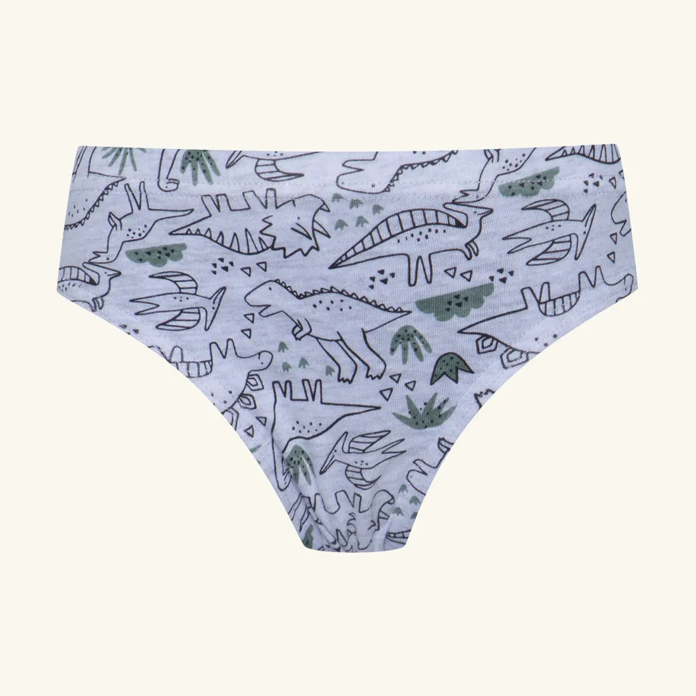 7 Pack Dino Briefs Blue