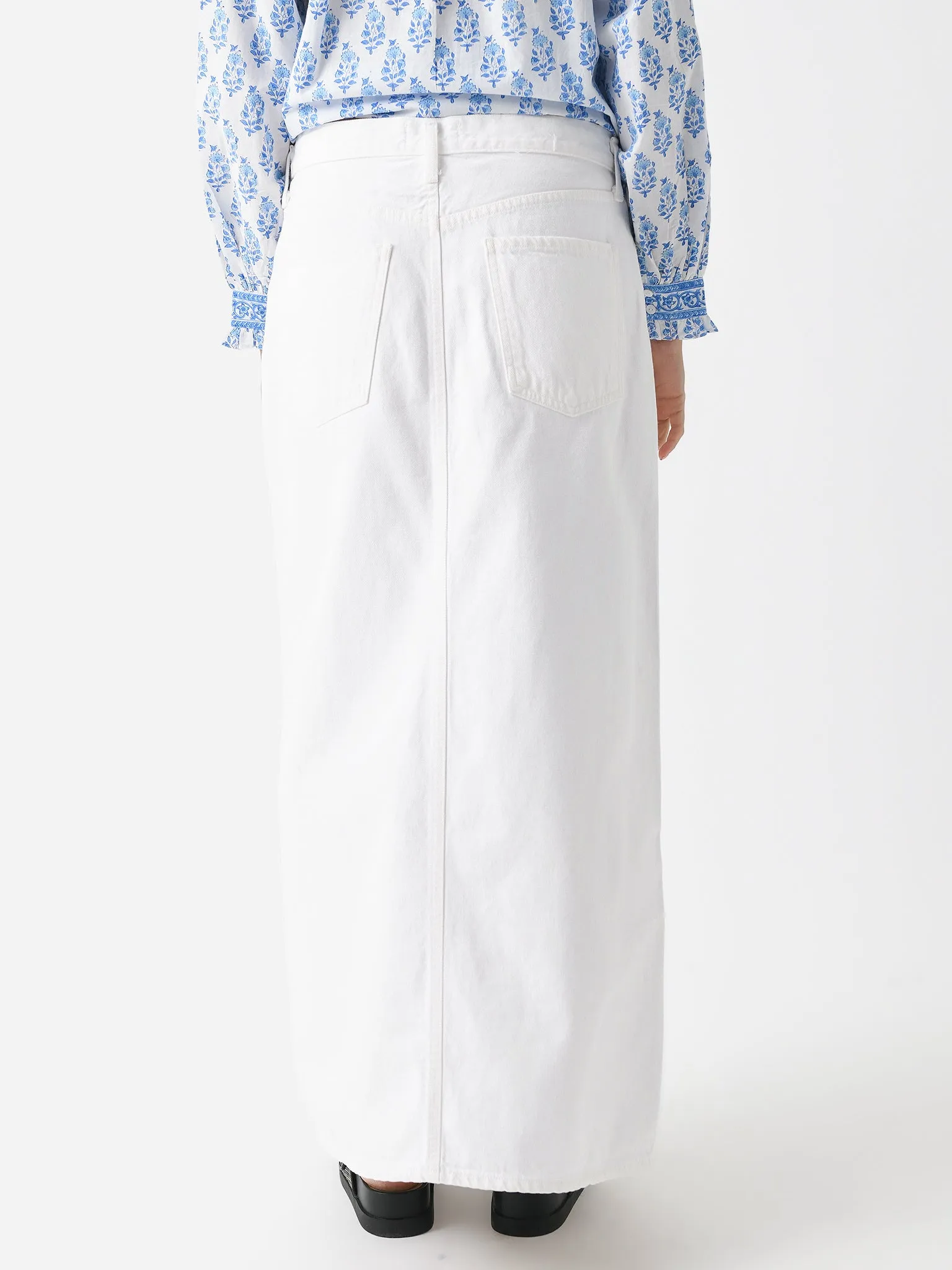 Agolde Women's Leif Denim Skirt