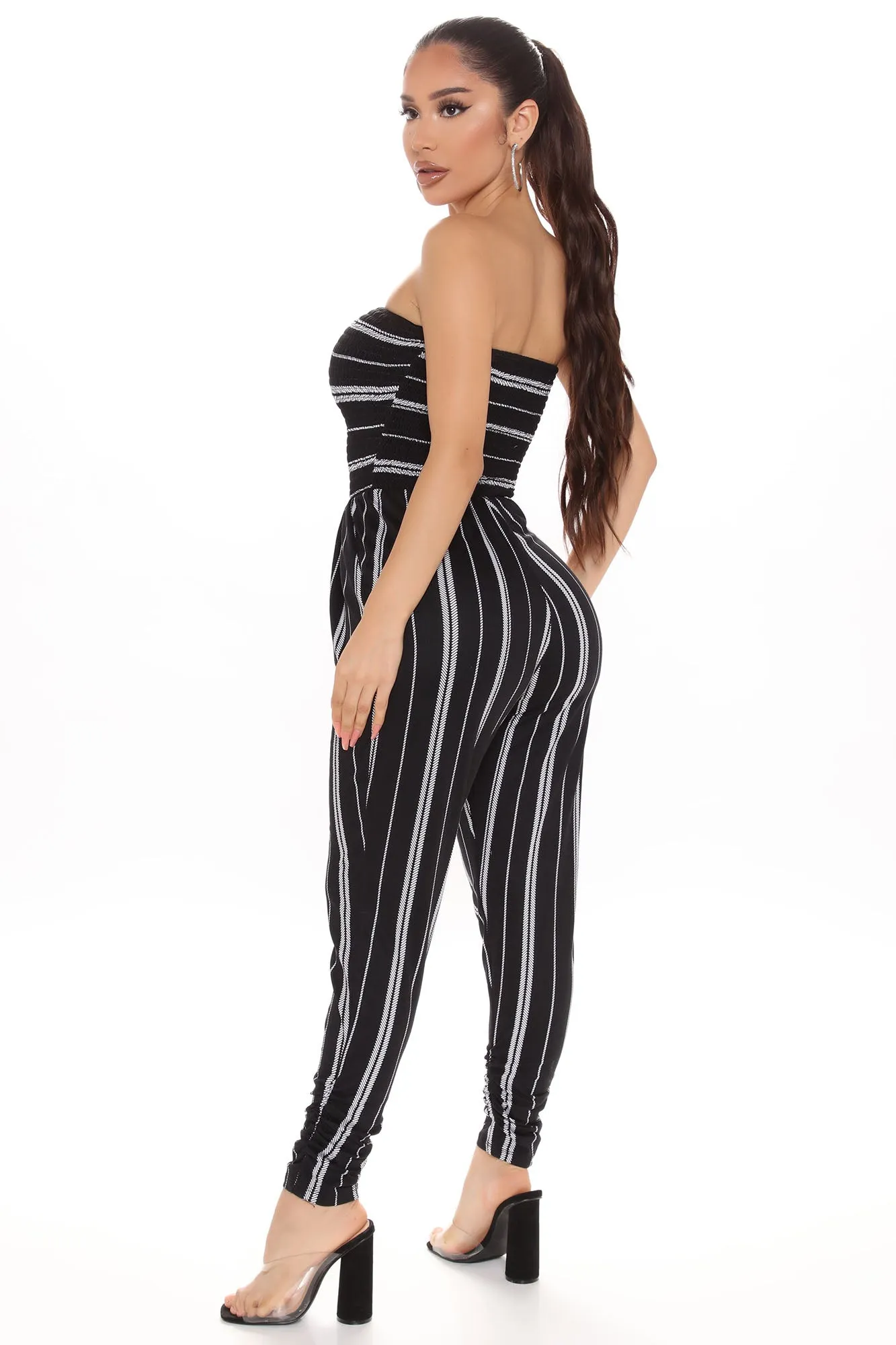 Alexandra Jumpsuit - Black/White