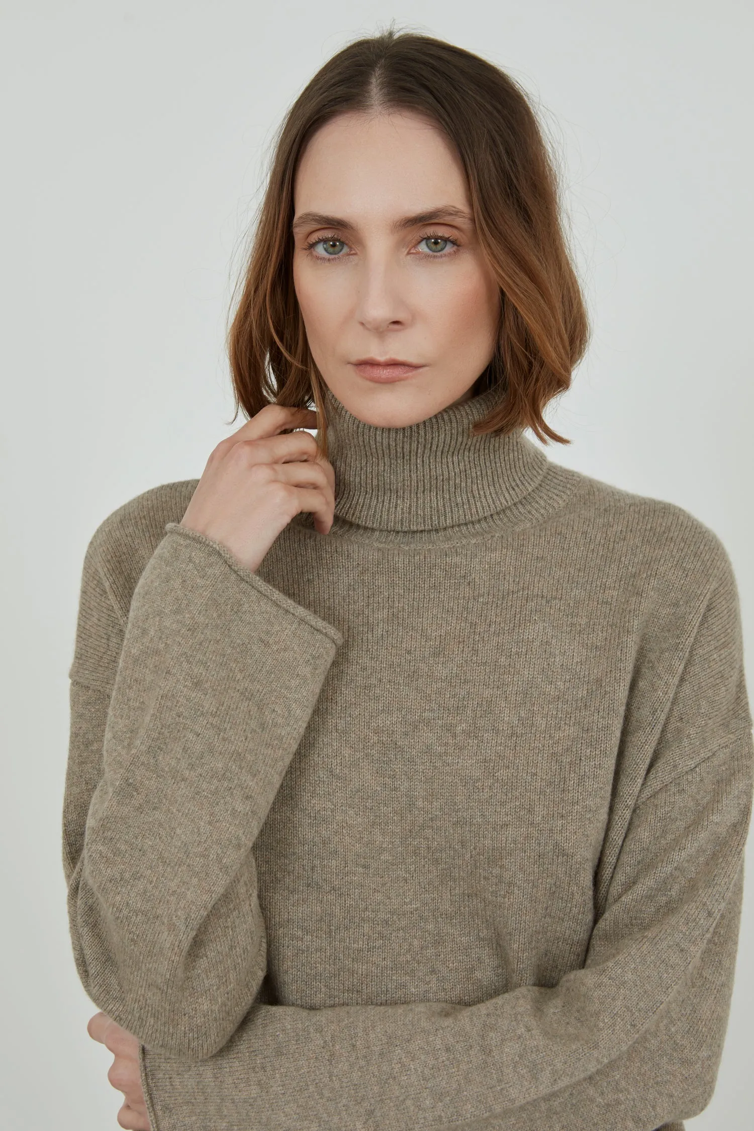 Alicia knit | Biscuit - Cashmere wool