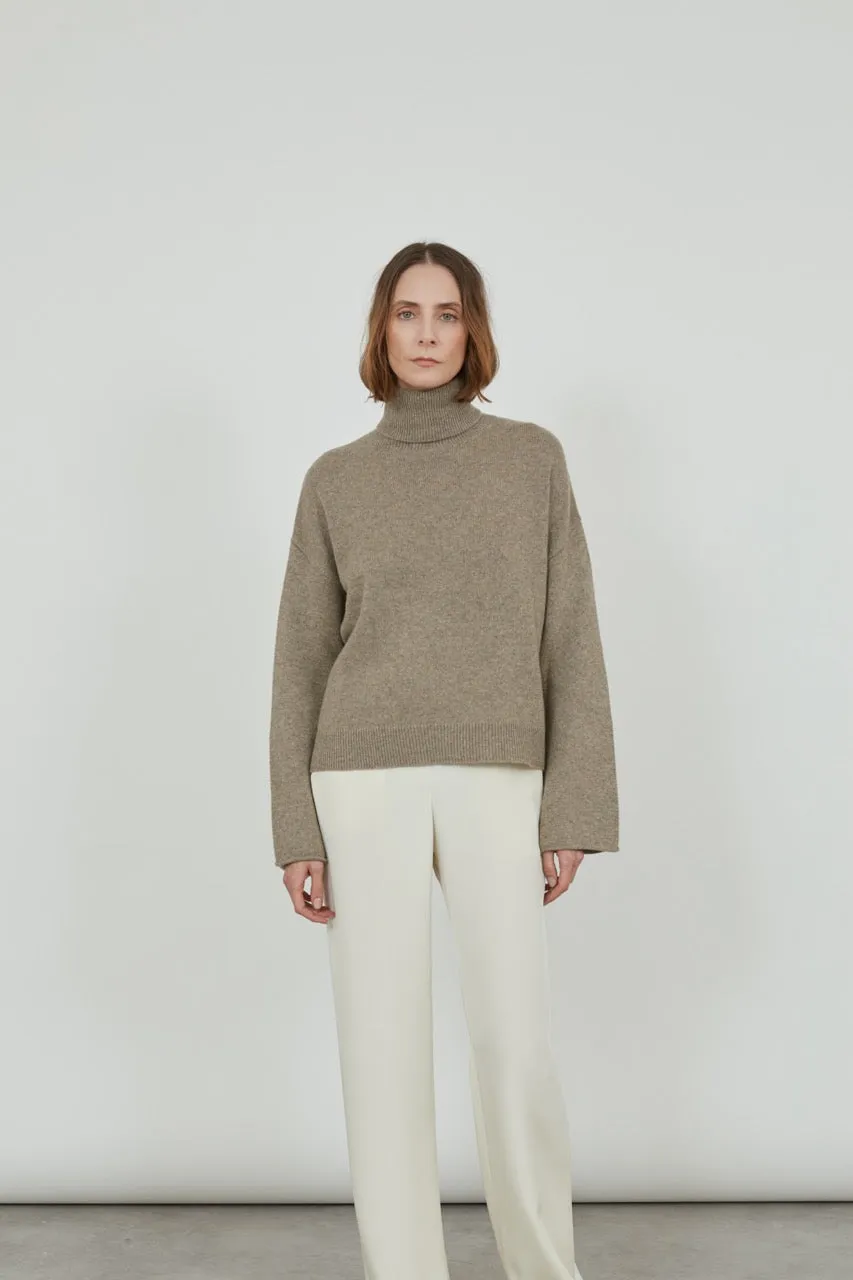 Alicia knit | Biscuit - Cashmere wool