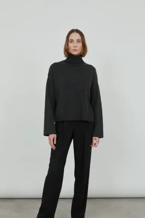 Alicia knit | Dark grey - Cashmere wool