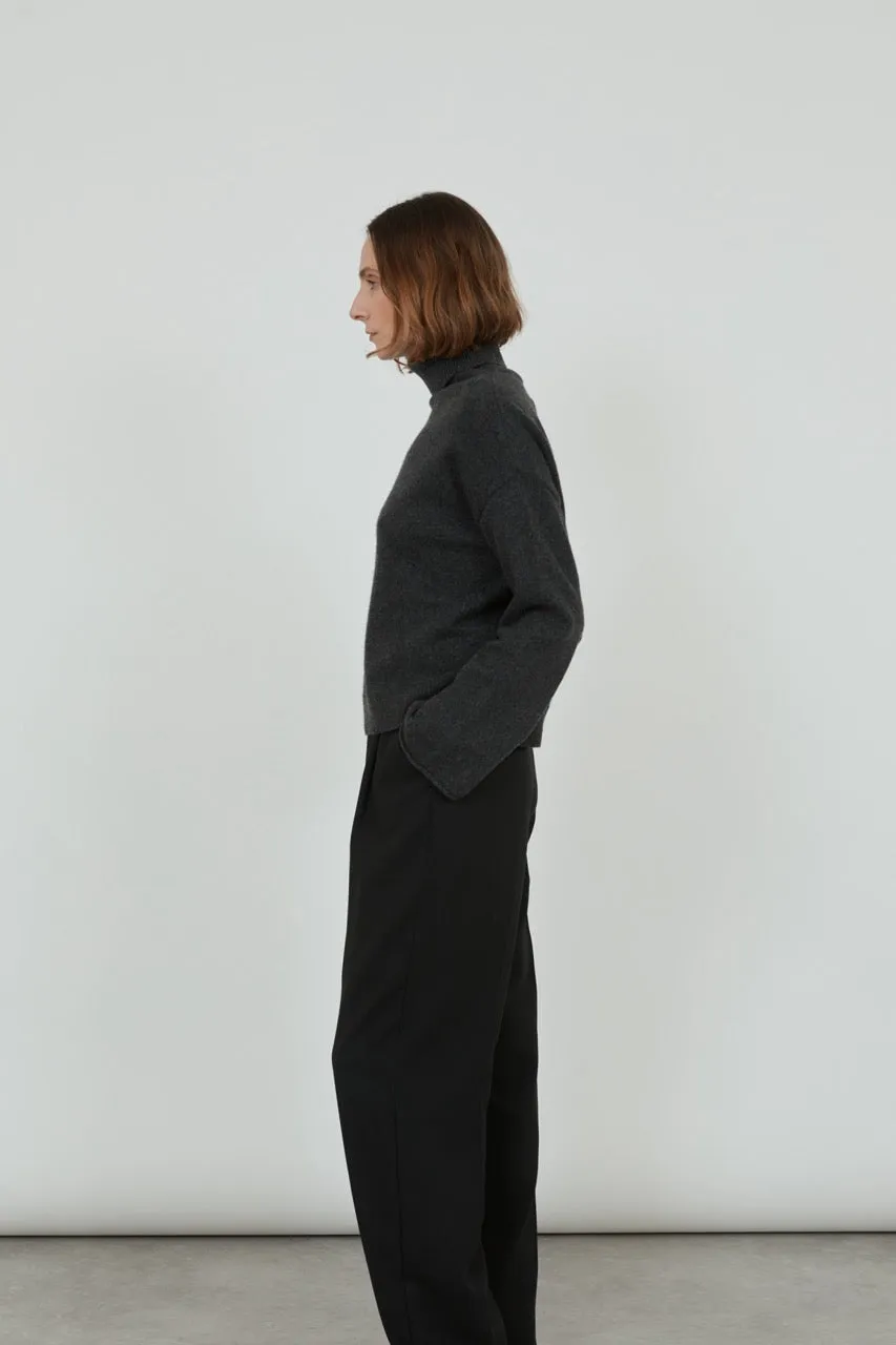 Alicia knit | Dark grey - Cashmere wool