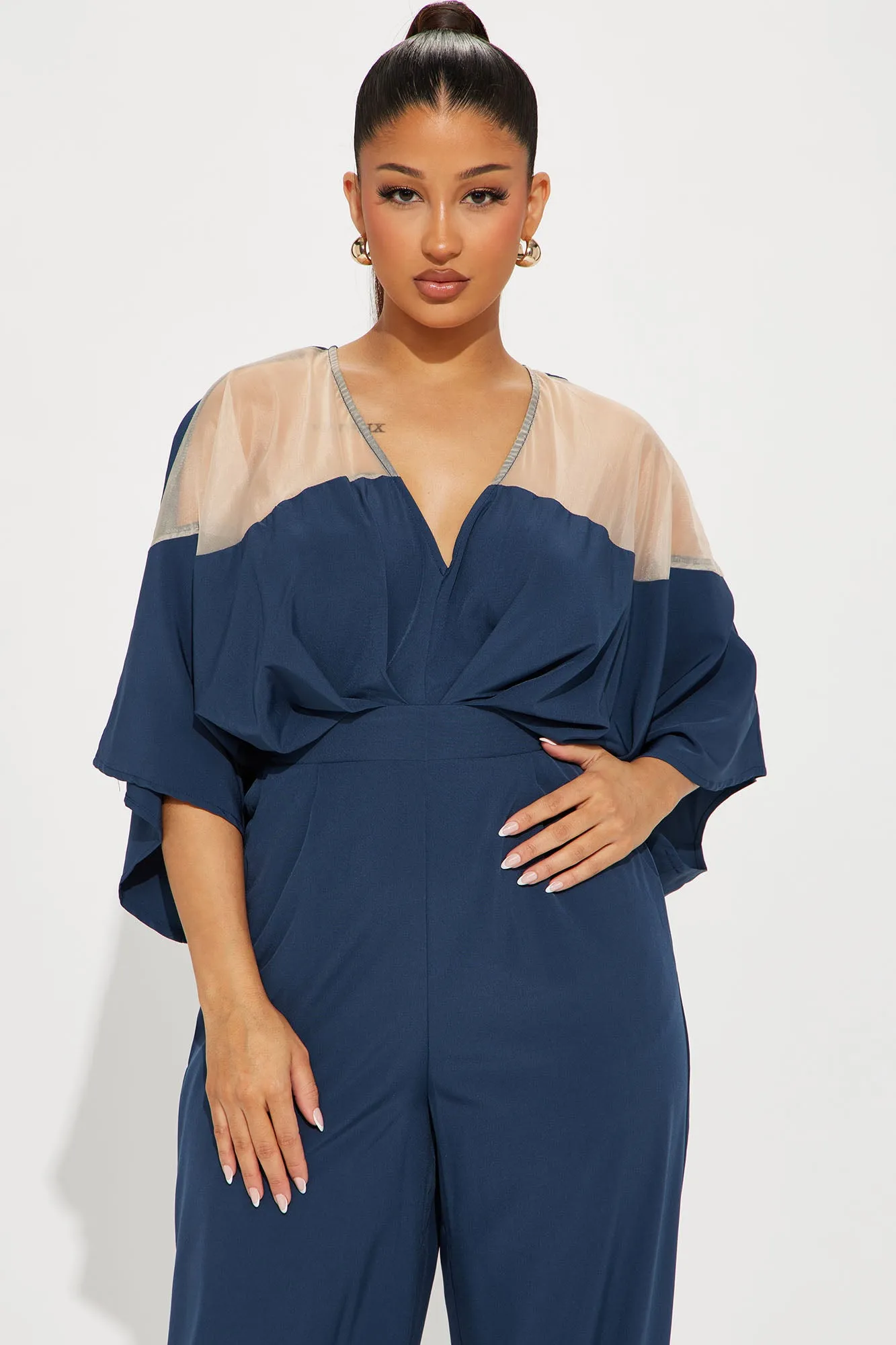 Almost the Weekend Jumpsuit  - Navy