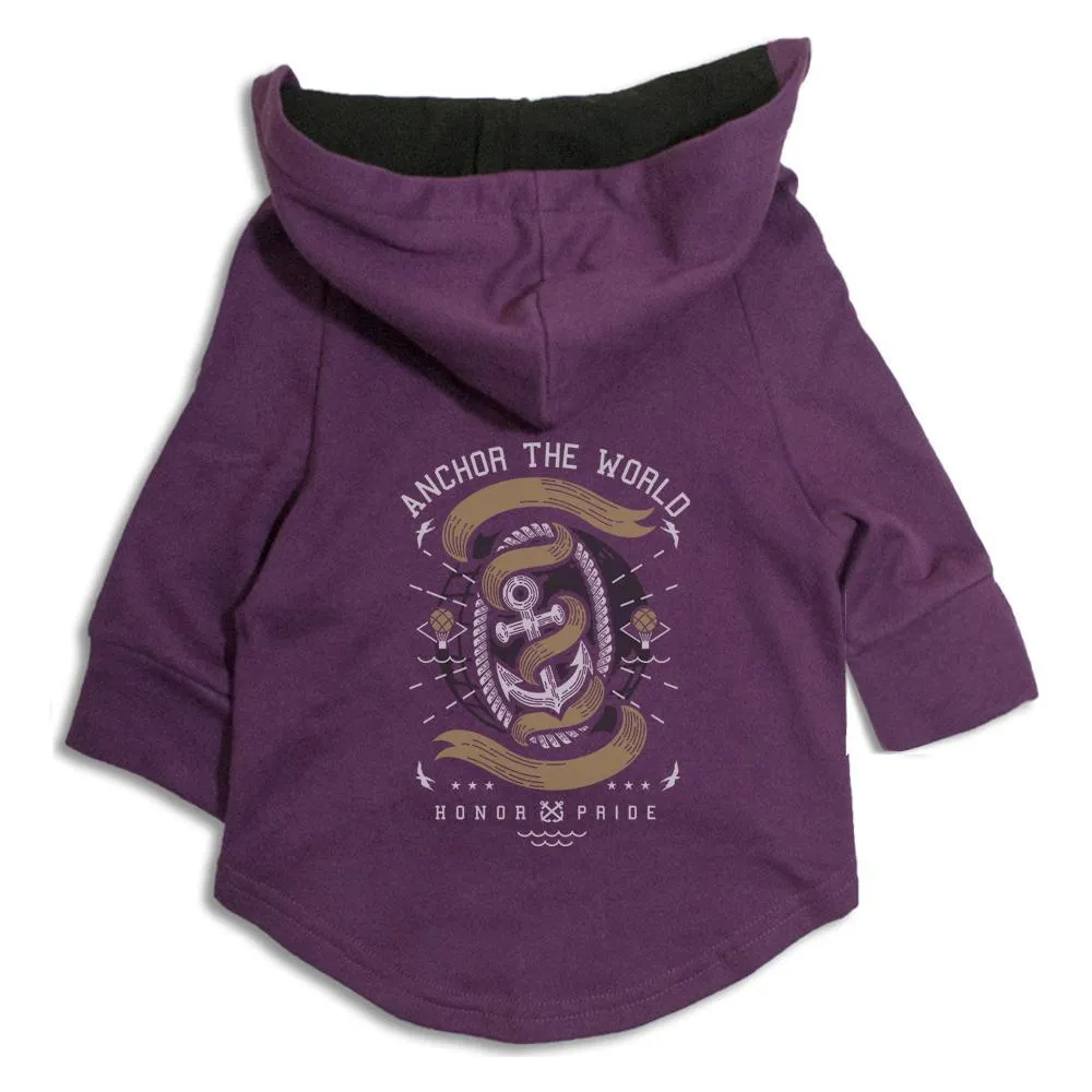 Anchor The World Cat Hoodie Jacket