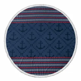Anchor Turkish Cotton Beach Towel
