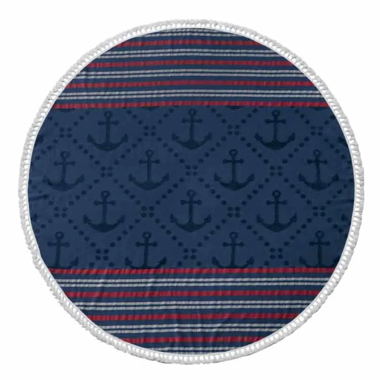 Anchor Turkish Cotton Beach Towel