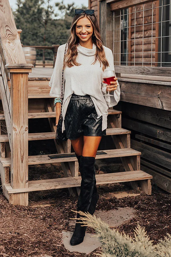 Apple Trail Shift Top In Grey