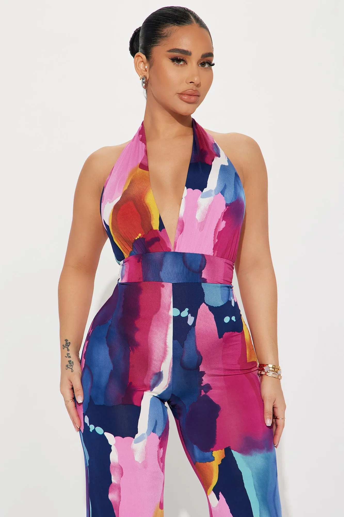 Barbados Jumpsuit - Navy/combo
