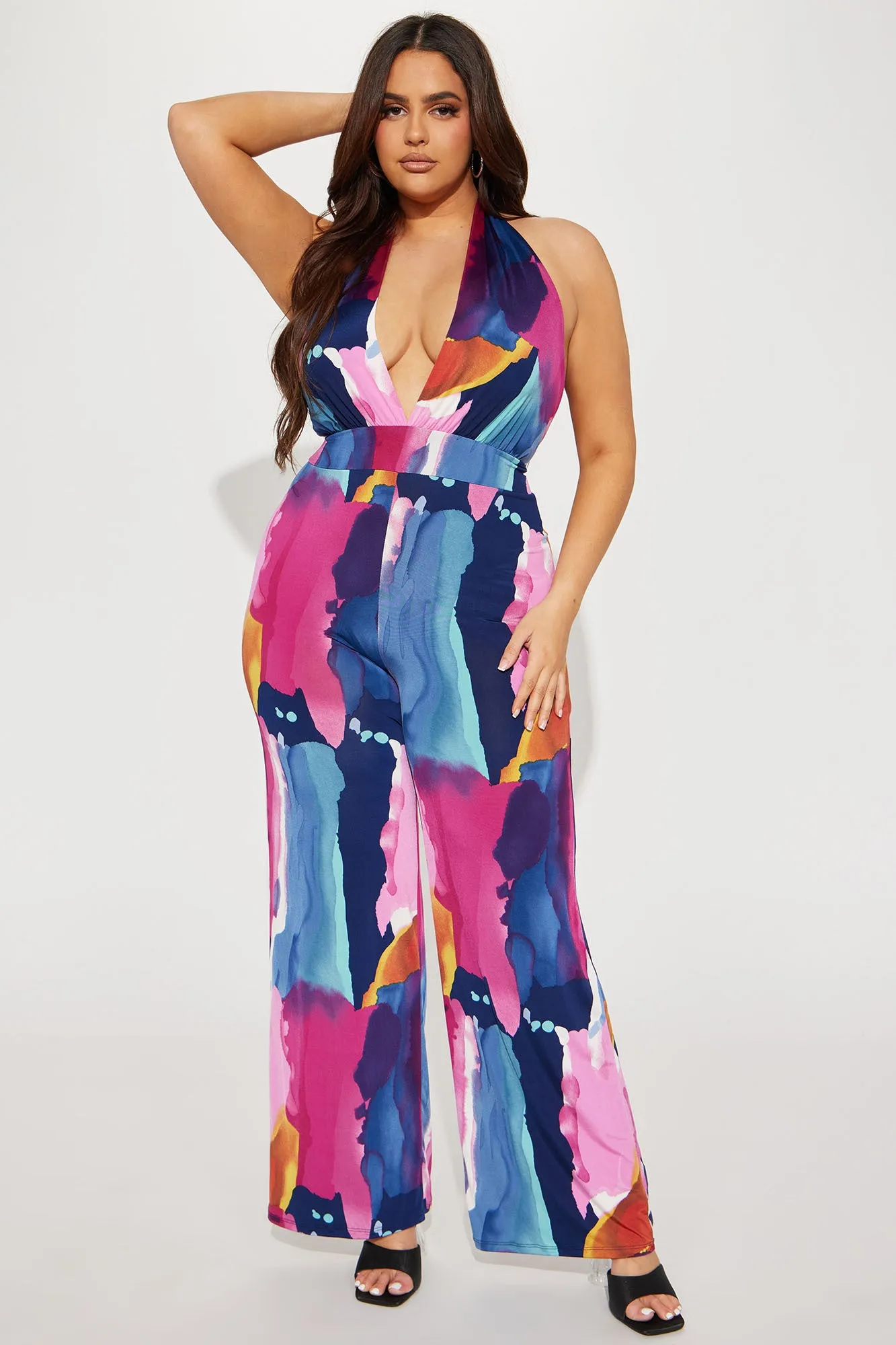 Barbados Jumpsuit - Navy/combo