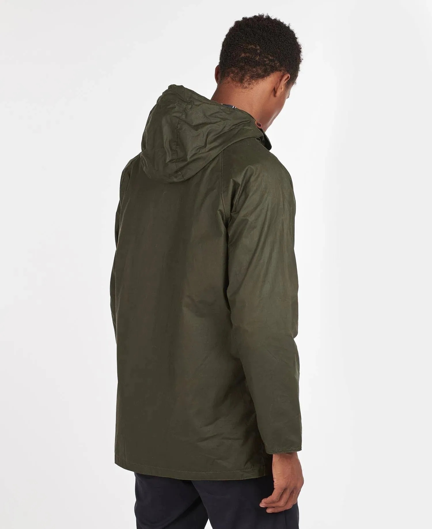 Barbour Men's Breswell Lightweight Wax Jacket - Olive