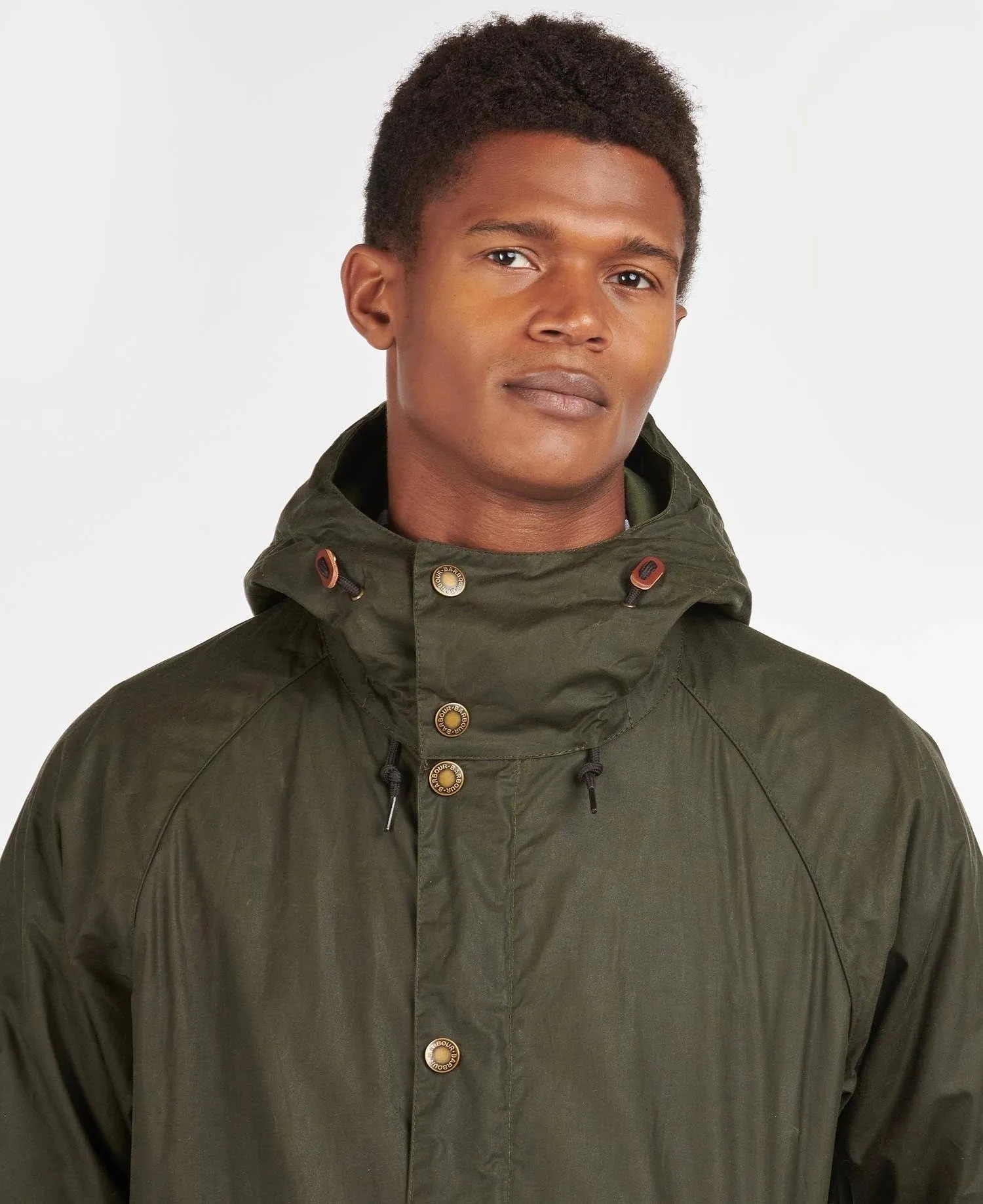 Barbour Men's Breswell Lightweight Wax Jacket - Olive