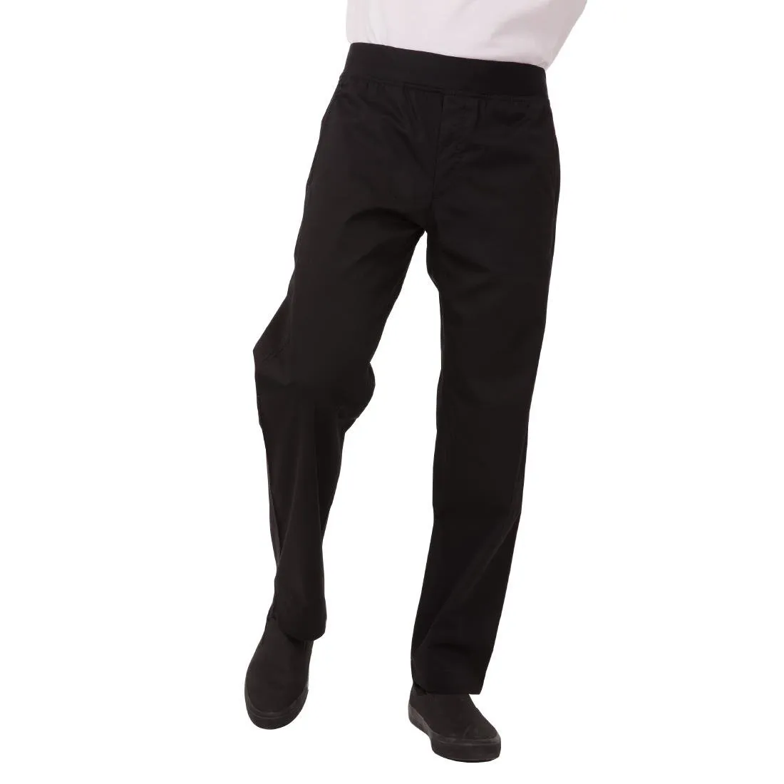 BB301 Chef Works Men's Lightweight Slim Trouser Black