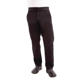 BB301 Chef Works Men's Lightweight Slim Trouser Black