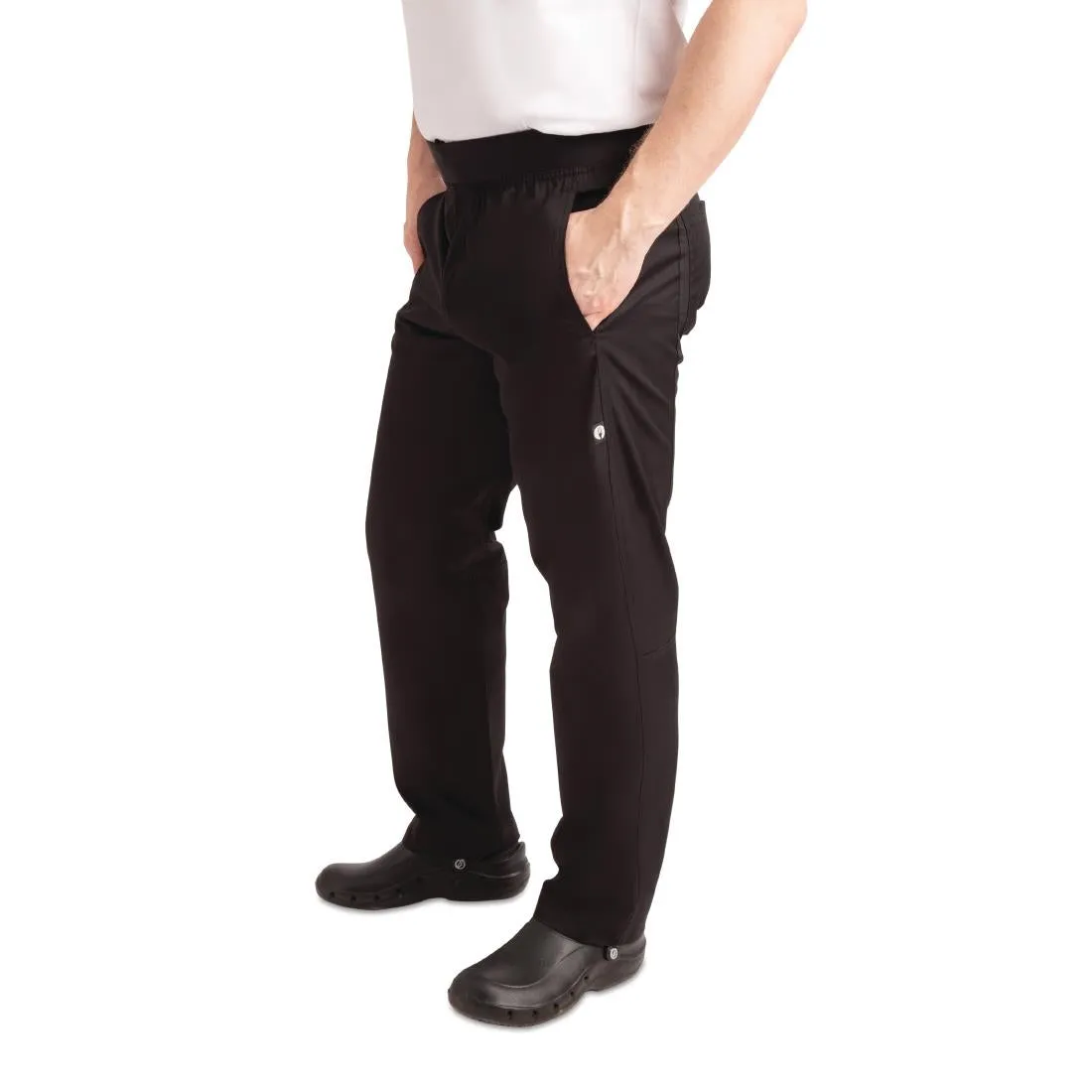 BB301 Chef Works Men's Lightweight Slim Trouser Black