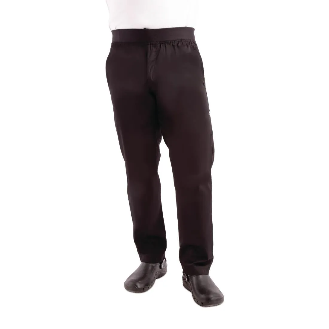 BB301 Chef Works Men's Lightweight Slim Trouser Black
