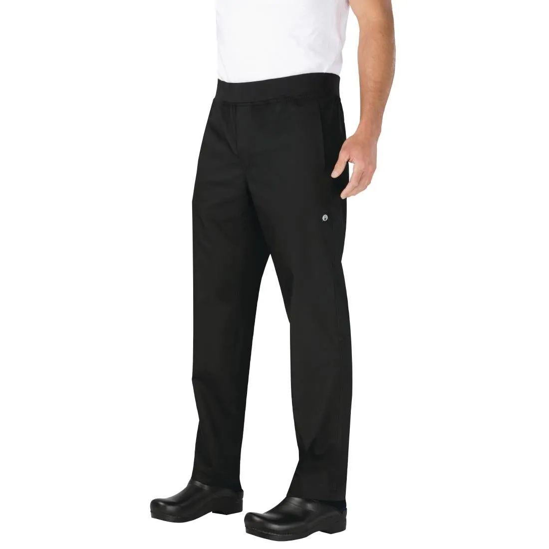 BB301 Chef Works Men's Lightweight Slim Trouser Black