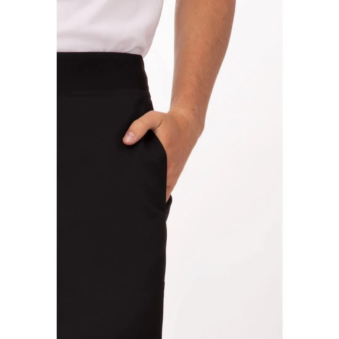 BB301 Chef Works Men's Lightweight Slim Trouser Black