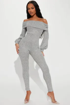 Berenice Jumpsuit - Heather Grey