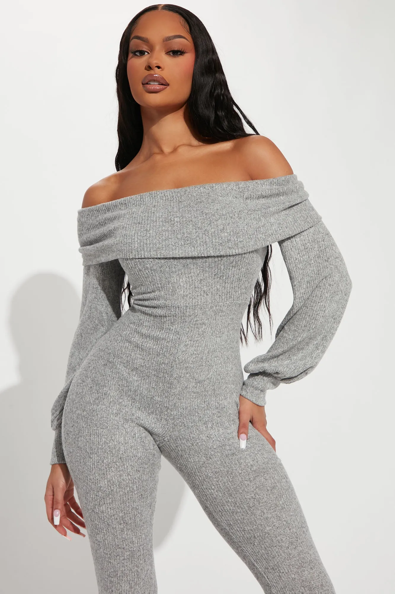 Berenice Jumpsuit - Heather Grey