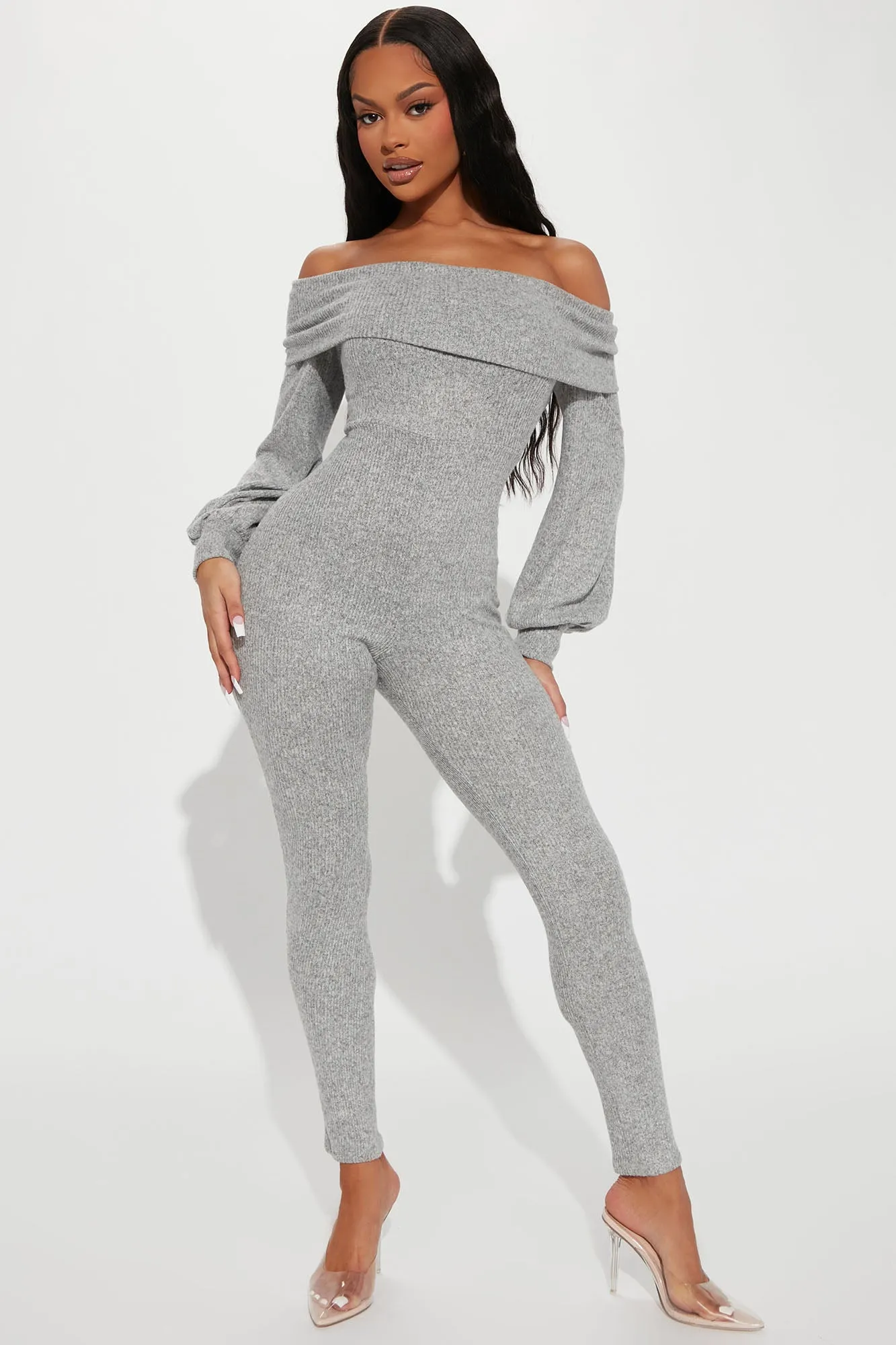 Berenice Jumpsuit - Heather Grey