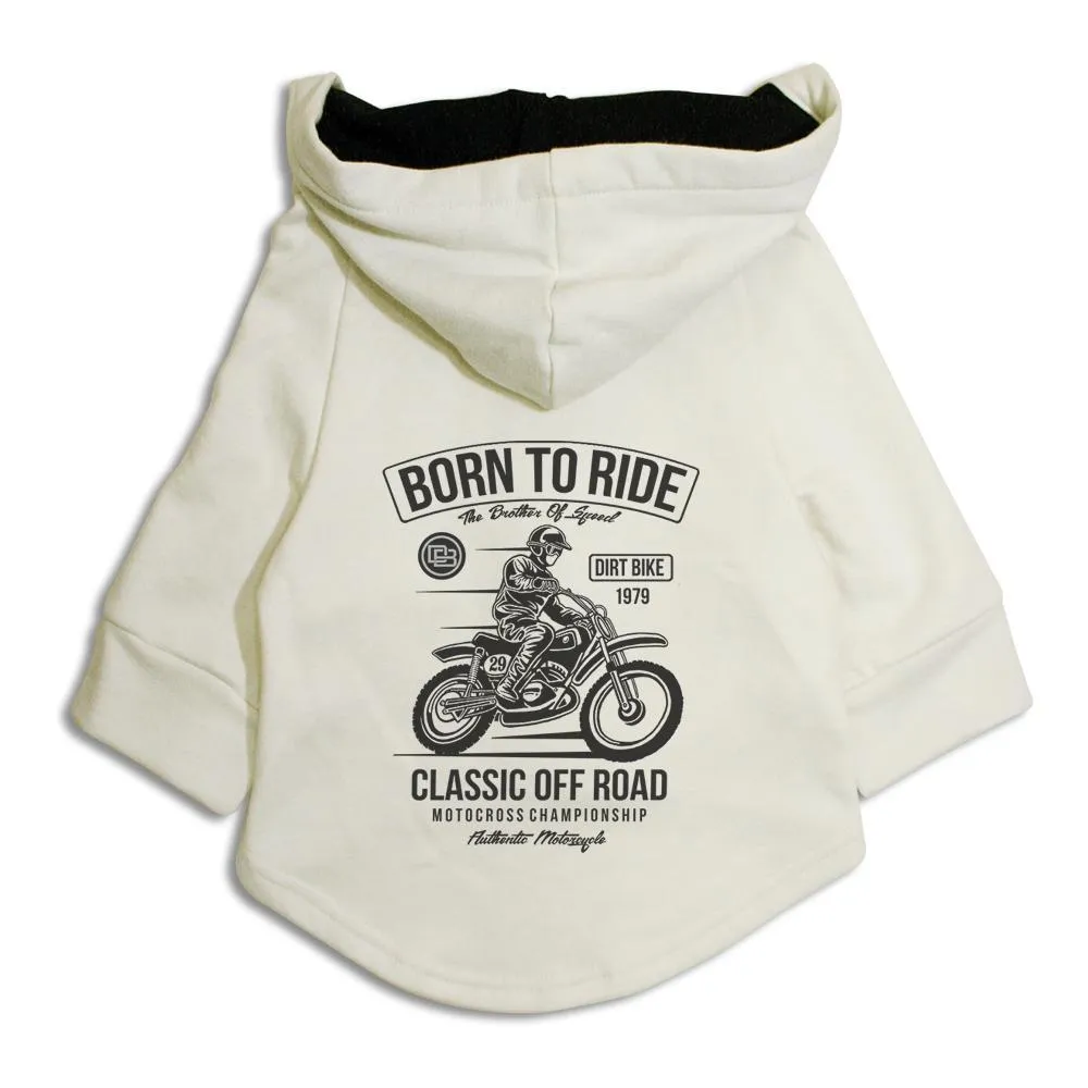 Born To Ride Cat Hoodie Jacket