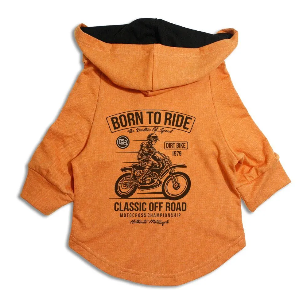 Born To Ride Cat Hoodie Jacket