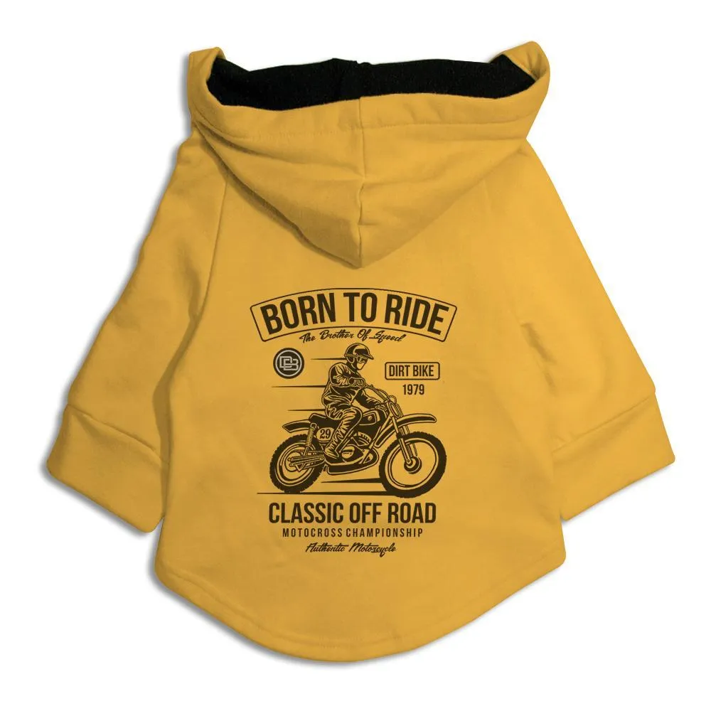 Born To Ride Cat Hoodie Jacket
