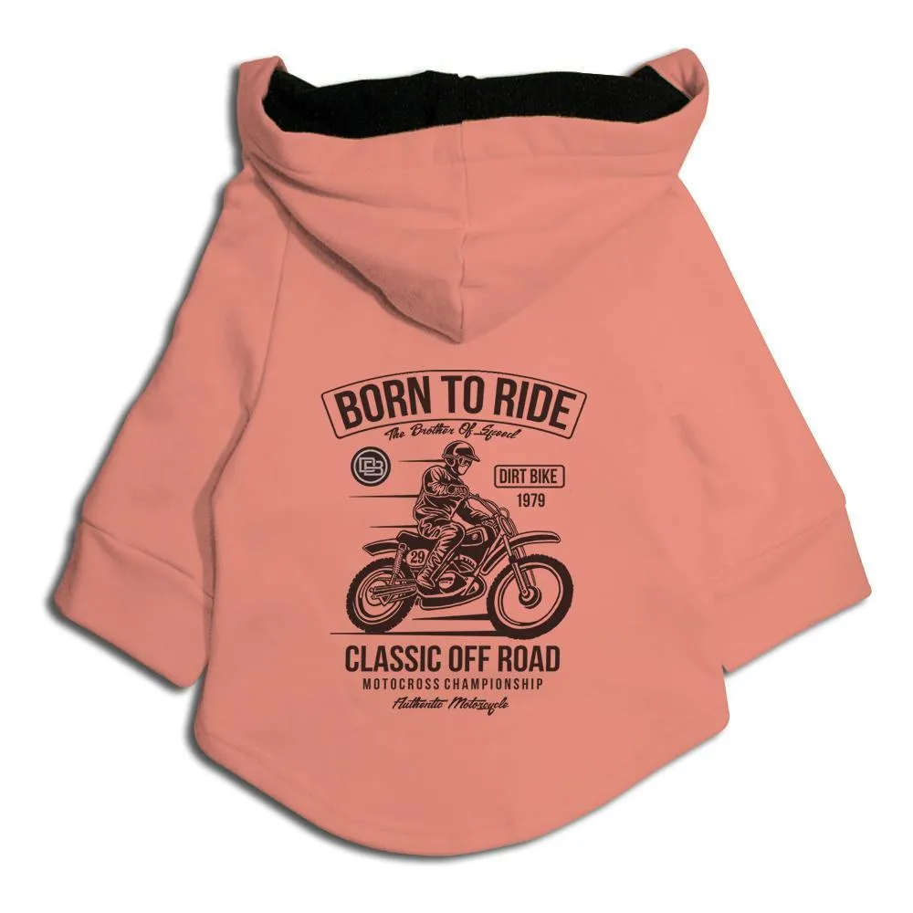 Born To Ride Cat Hoodie Jacket