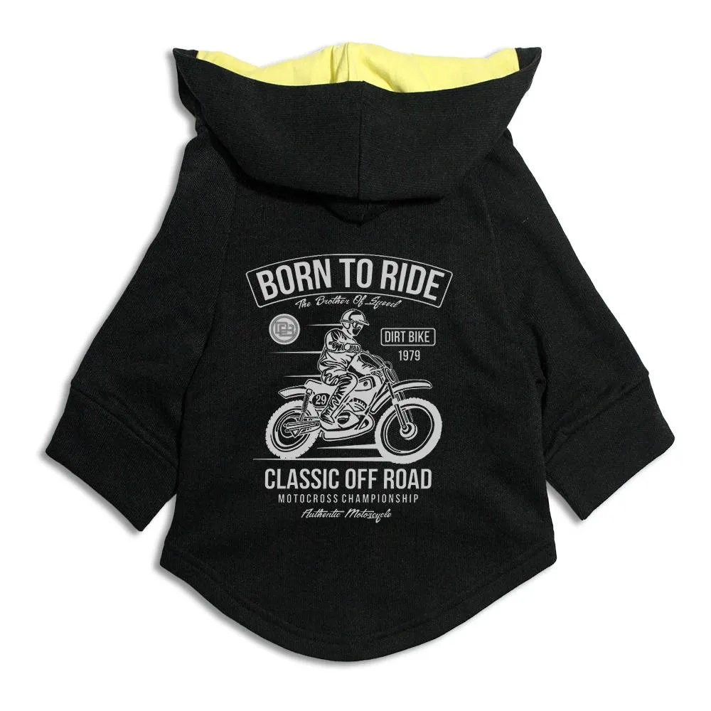 Born To Ride Cat Hoodie Jacket