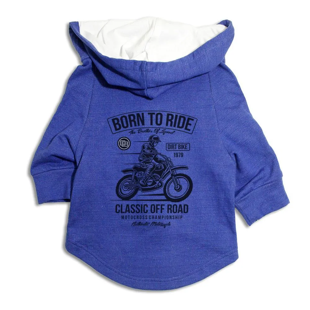 Born To Ride Cat Hoodie Jacket