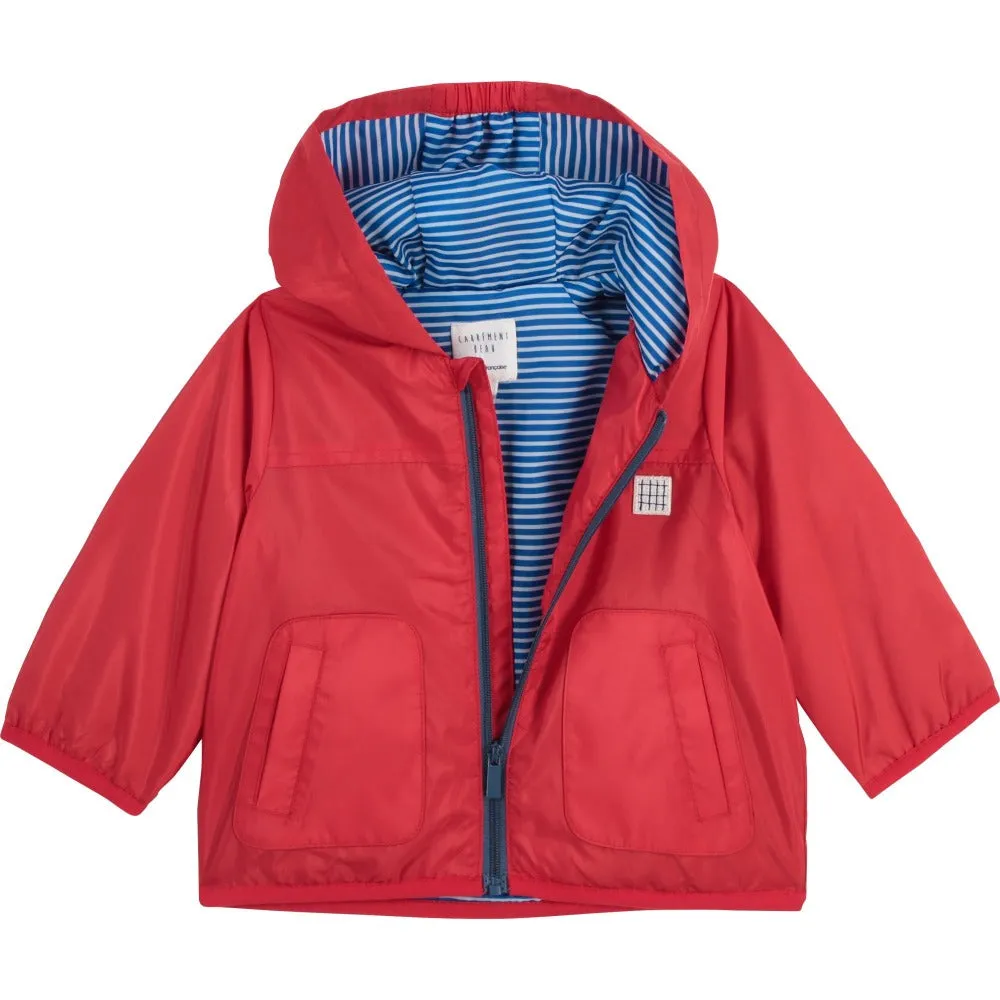 Carrement Beau Baby Boy Hooded Jacket Red