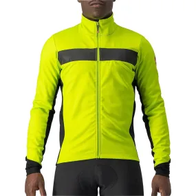 Castelli Raddoppia 3 Mens Cycling Jacket - Yellow
