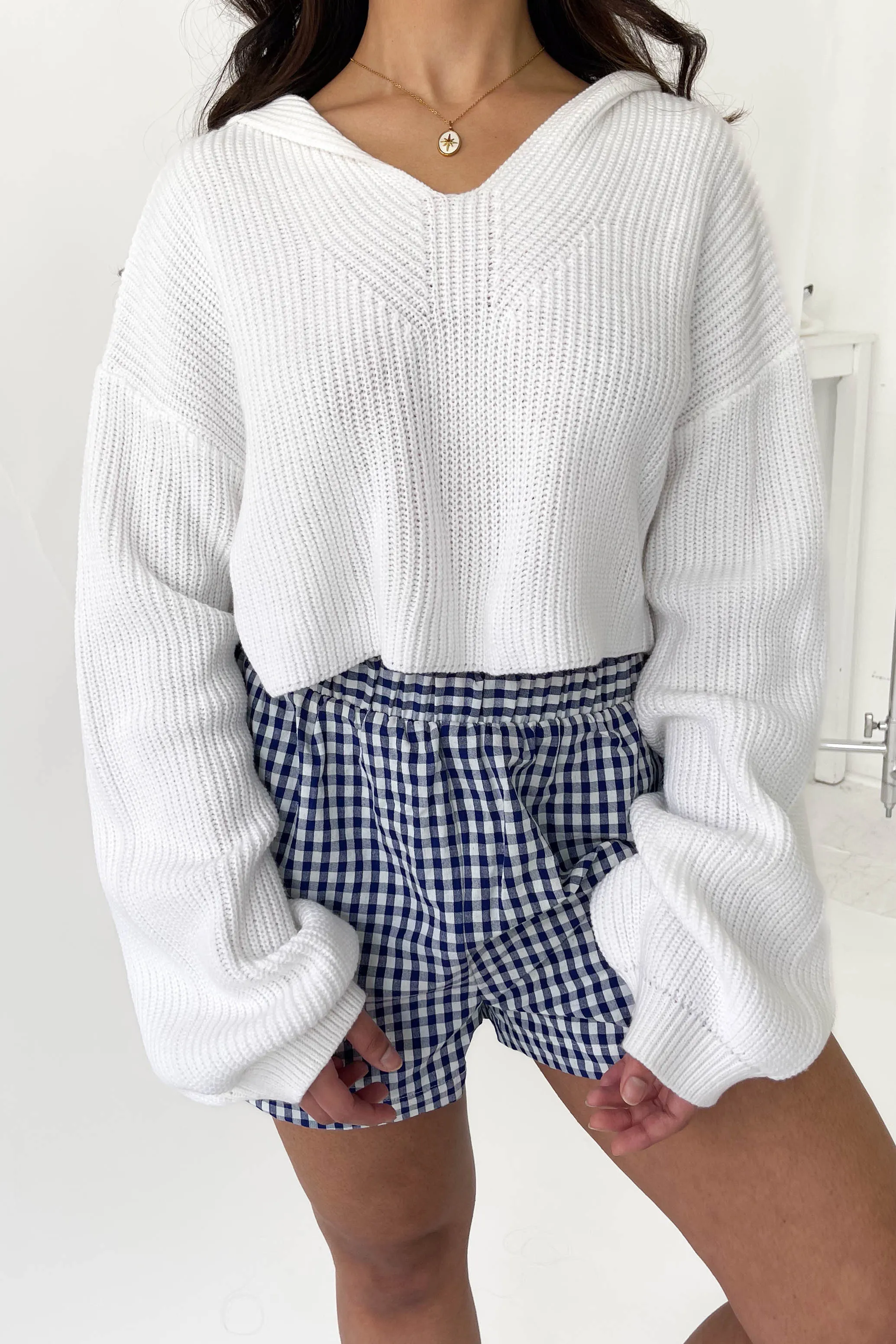 Central Park Sweater in Ivory