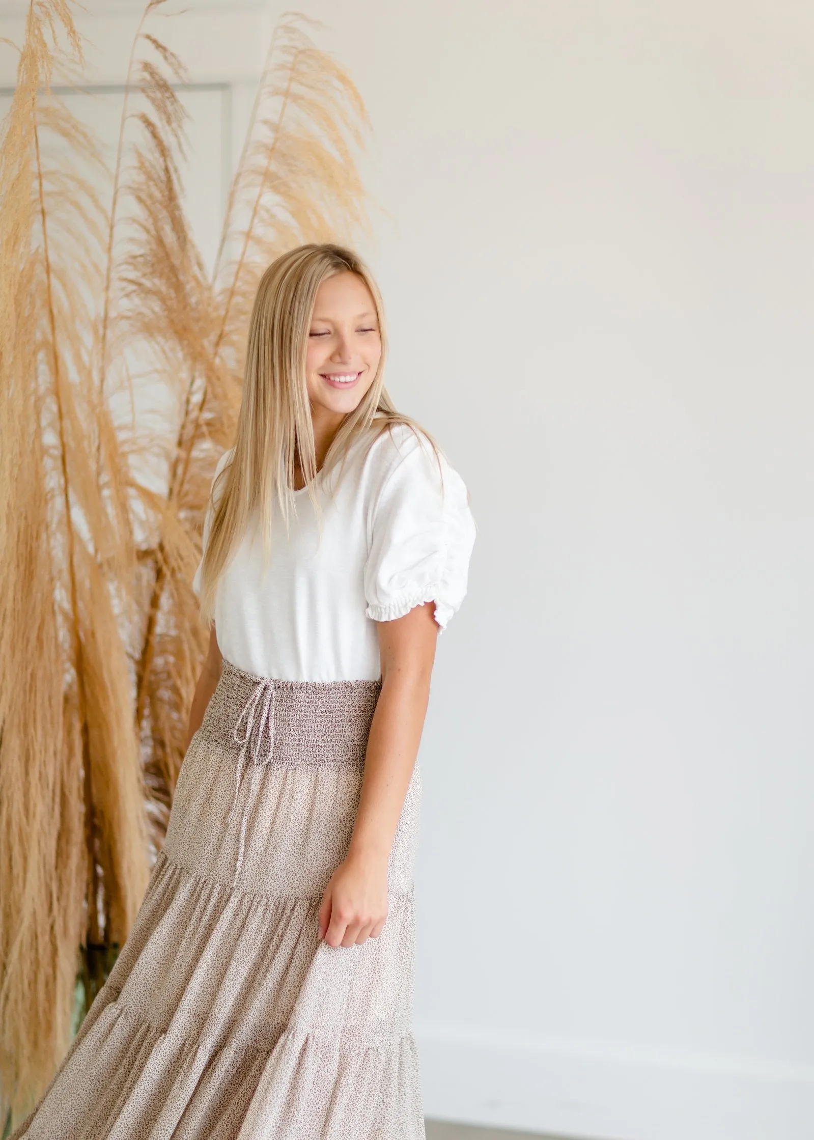 Cheetah Taupe Maxi Skirt - FINAL SALE