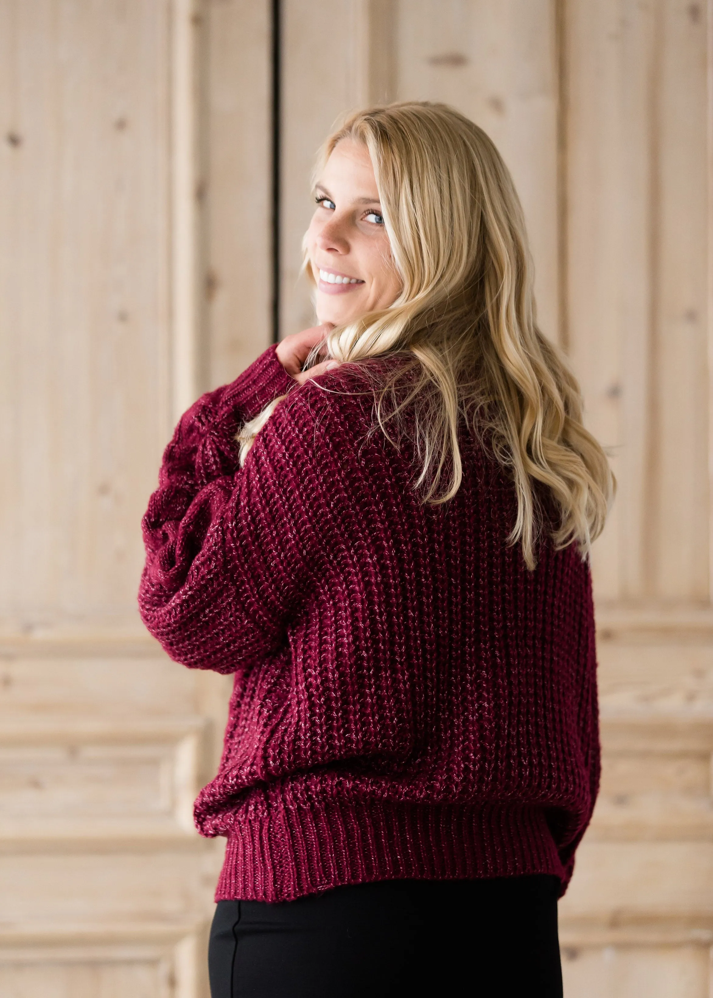Cozy Cableknit Turtleneck Sweater - FINAL SALE