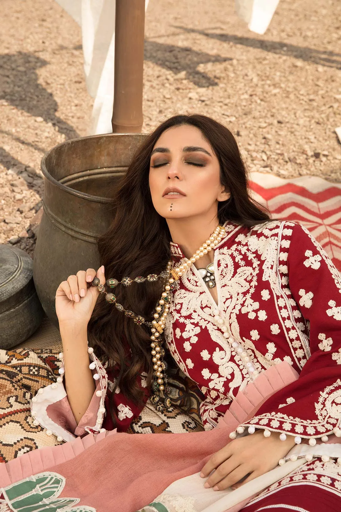 Crimson X Saira Shakira Winter Collection 2020 – Aari Revival - Ruby