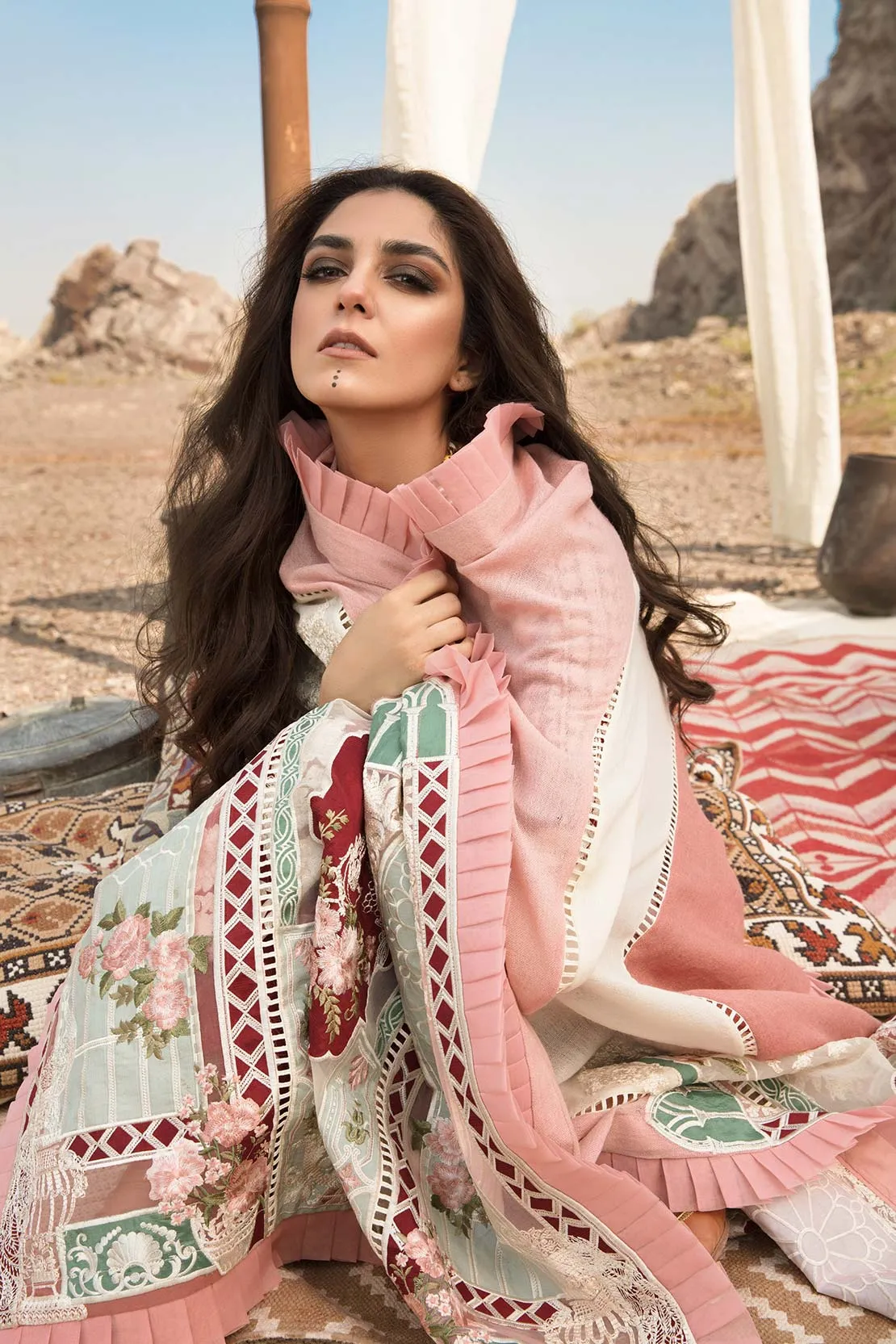 Crimson X Saira Shakira Winter Collection 2020 – Aari Revival - Ruby