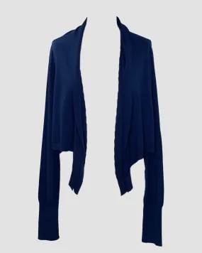Cropped Cardigan in Navy