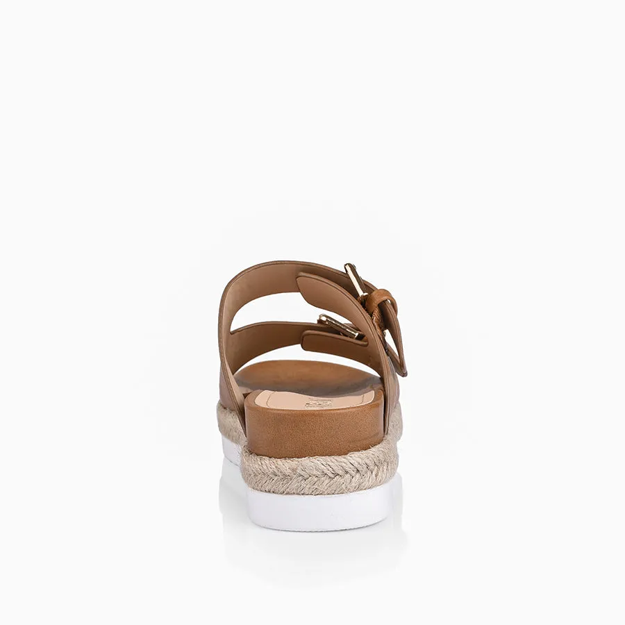 Denmark Footbed Slides - Tan