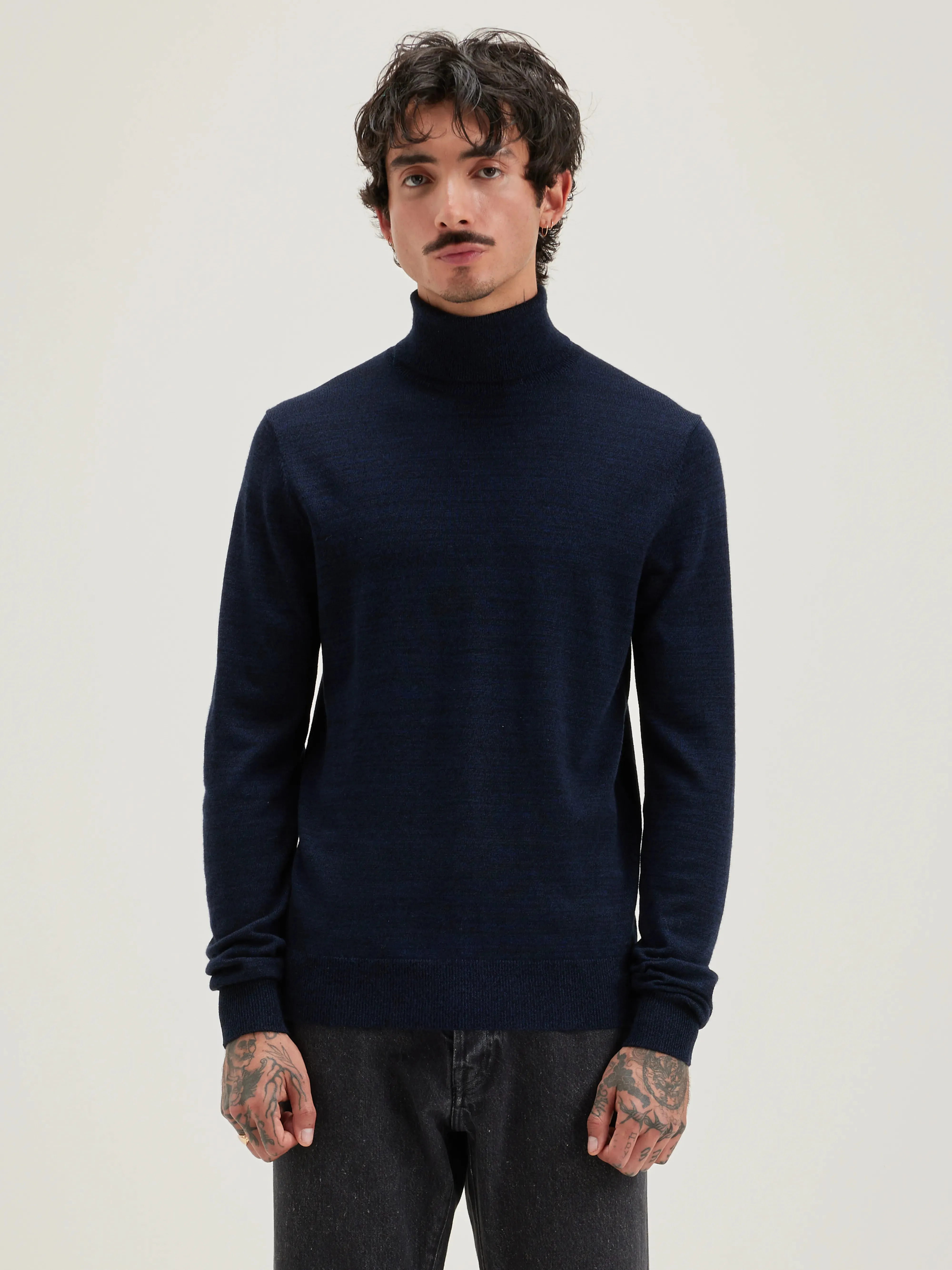 Dilor turtleneck sweater (242 / M / BLUE NIGHTS)