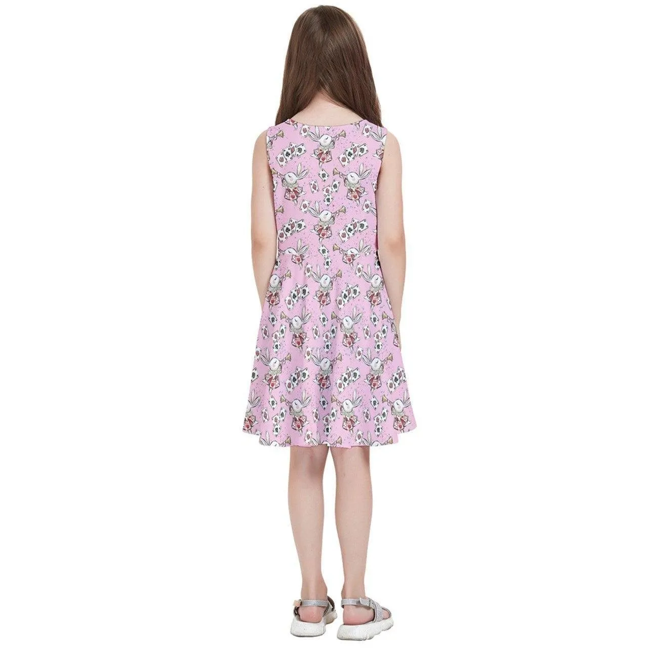Down the Rabbit Hole Kids' Skater Dress