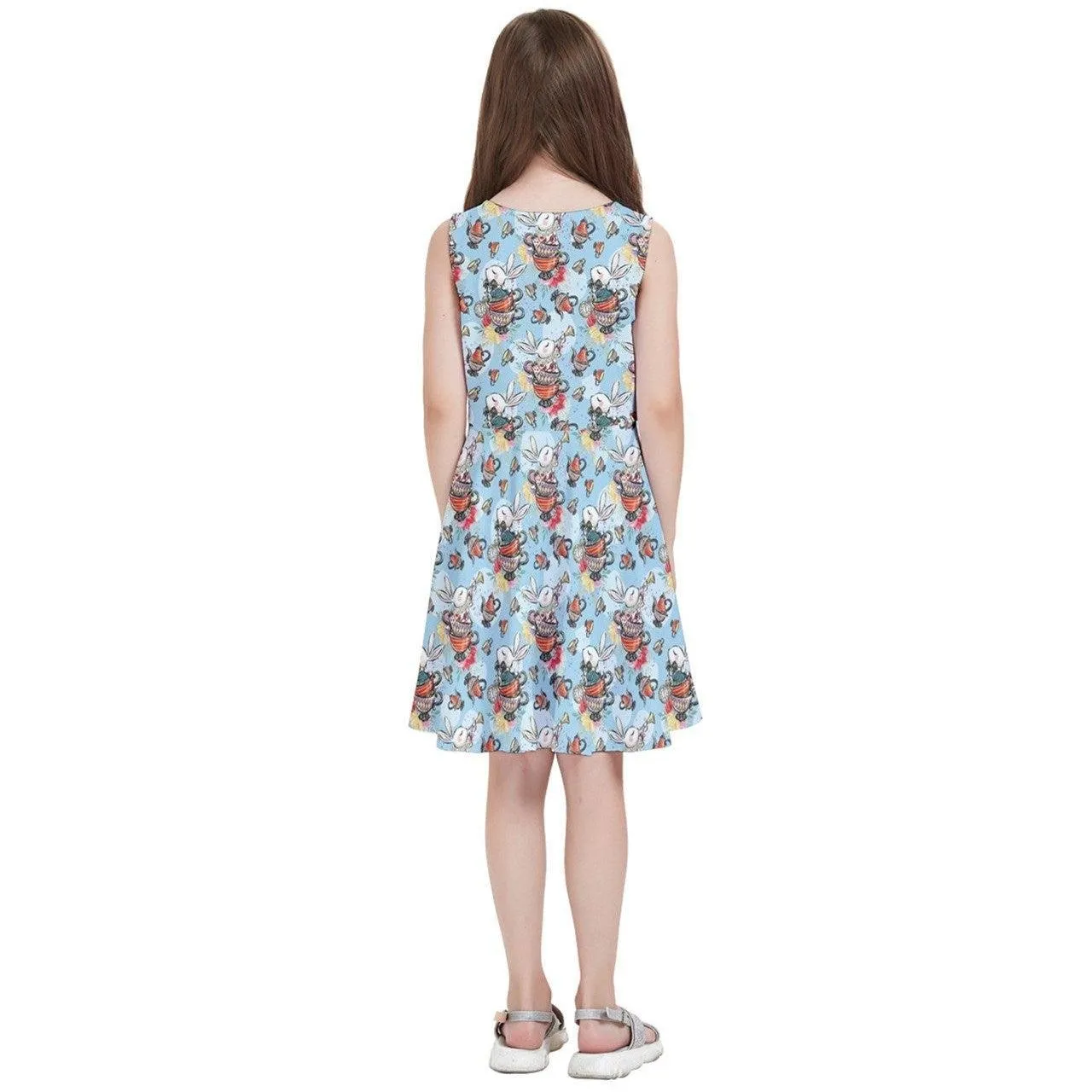 Down the Rabbit Hole Kids' Skater Dress