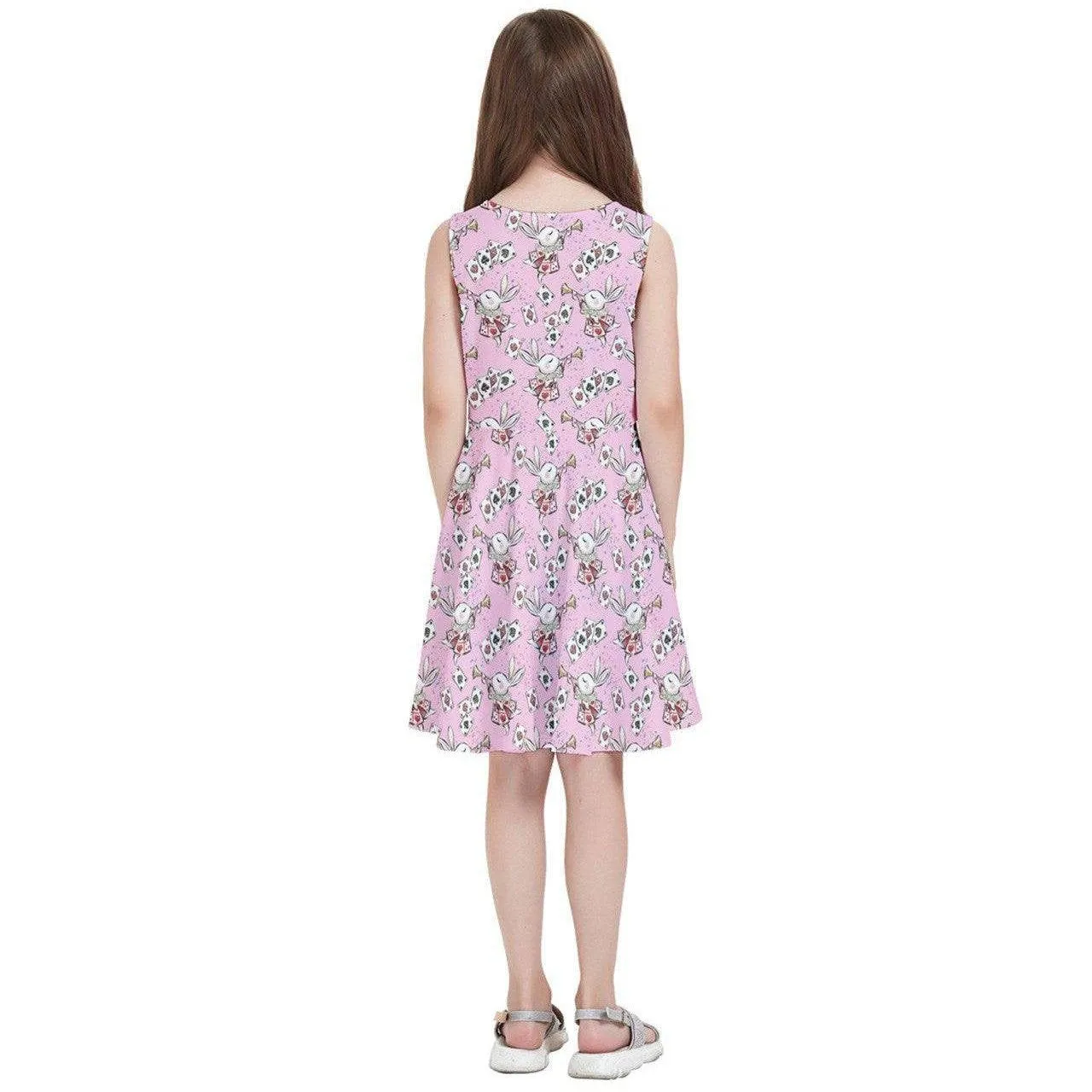 Down the Rabbit Hole Kids' Skater Dress