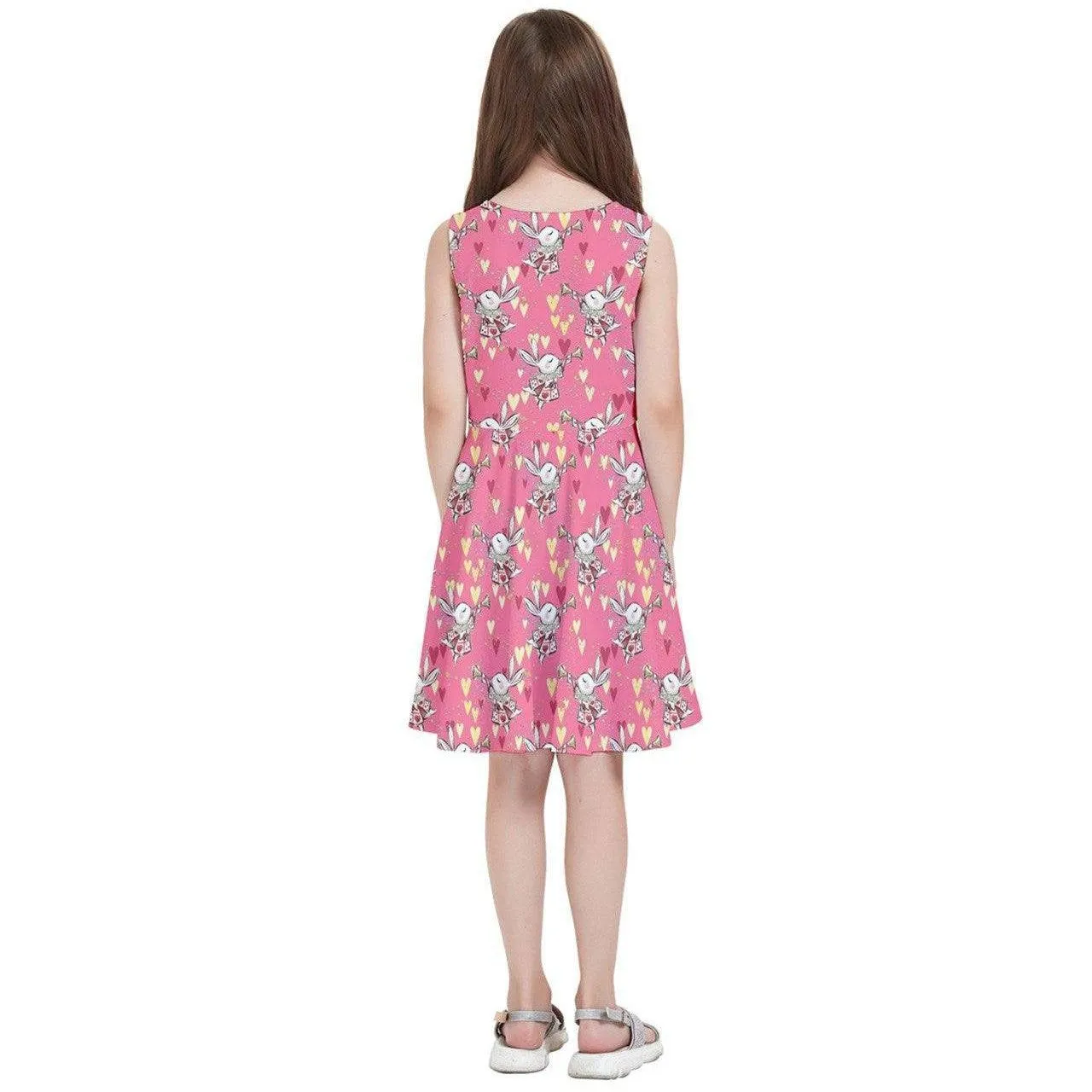 Down the Rabbit Hole Kids' Skater Dress