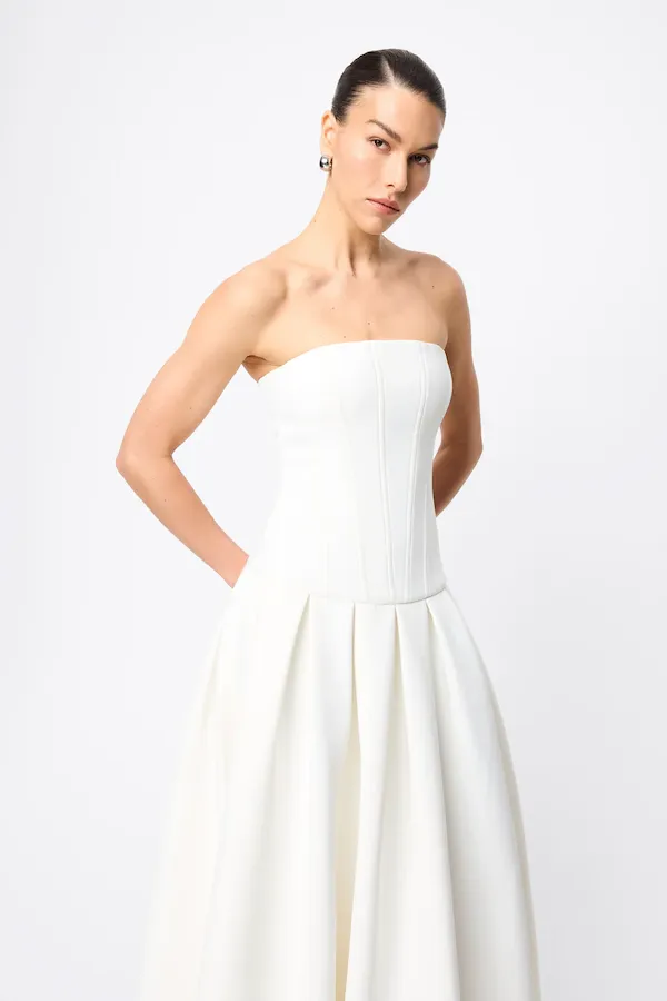 Enchant Maxi Dress White
